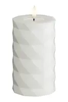 LED svíčka Deluxe Homeart Square Bloklys 7,5 x 12,5 cm