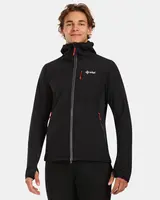 Pánská fleecová mikina s kapucí kilpi freni-m černá 3xl