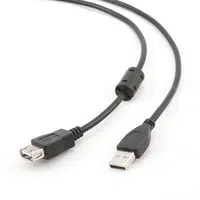 Kabel CABLEXPERT CCF-USB2-AMAF-10 USB A-A 3m 2.0 prodlužovací HQ s ferritovým jádrem