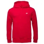 Nike CLUB FLEECE PULLOVER HOODIE Pánska mikina, červená, veľkosť XXL