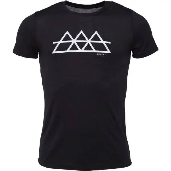 Devold CLASSIC Pánske tričko, čierna, veľkosť