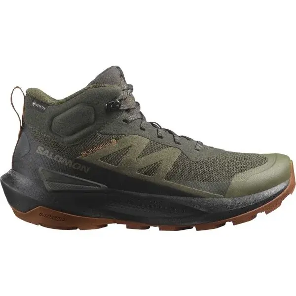 Salomon ELIXIR ACTIV MID GTX Pánska turistická obuv, khaki, veľkosť 44 2/3