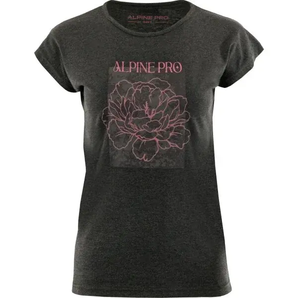ALPINE PRO SEWRA Dámske tričko, čierna, veľkosť