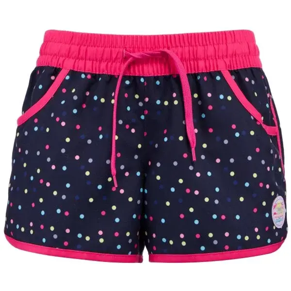 AQUOS OPAL JNR Dievčenské šortky, tmavo modrá, veľkosť 152-158