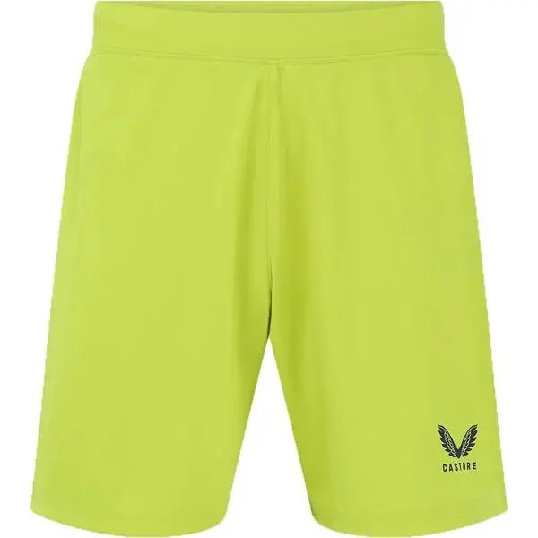 CASTORE TOP SHORT Pánske futbalové šortky, žltá, veľkosť XXL