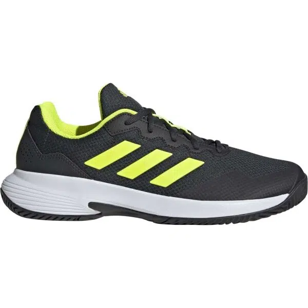 adidas GAMECOURT 2 M Pánska tenisová obuv, čierna, veľkosť 46