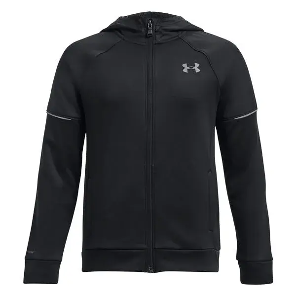Under Armour AF STORM Chlapčenská mikina, čierna, veľkosť XS