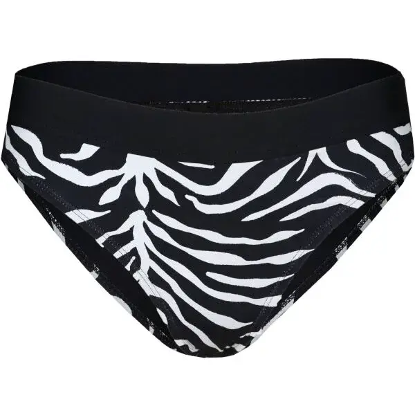 FUNDANGO SAHARA MID WAIST FULL BOTTOMS Dámsky spodný diel plaviek, čierna, veľkosť