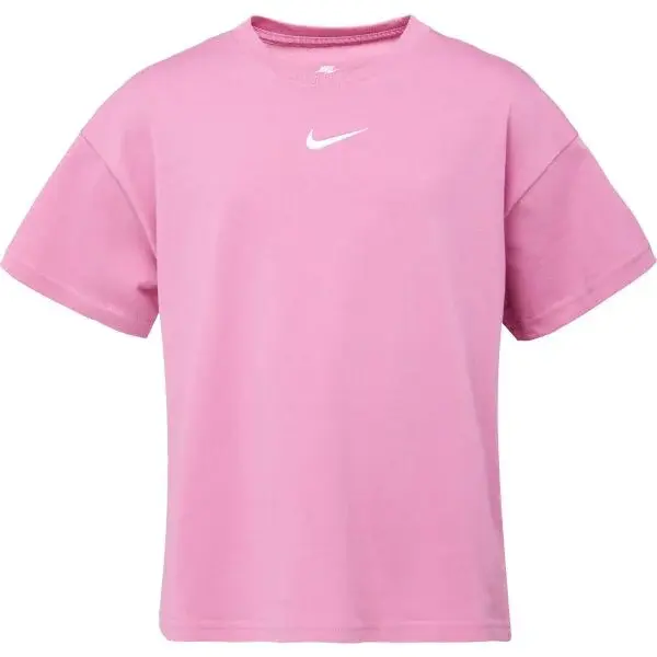 Nike SPORTSWEAR Detské tričko, ružová, veľkosť