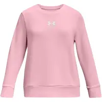 Under Armour RIVAL TERRY Dievčenská mikina, ružová, veľkosť L