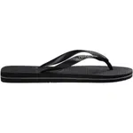 HAVAIANAS RUBBER LOGO FILETE Pánske žabky, čierna, veľkosť 41/42