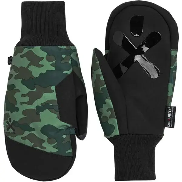 Bula CAMOUFLAGE MITTENS Pánske rukavice, čierna, veľkosť
