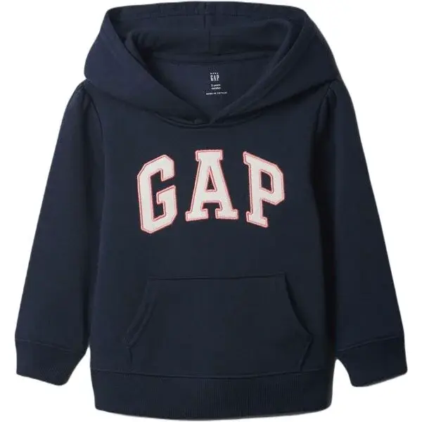 GAP LOGO Dievčenská mikina, tmavo modrá, veľkosť 5Y