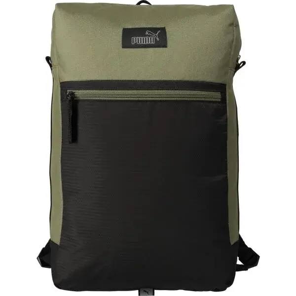 Puma EVOESS BOX BACKPACK Batoh, khaki, veľkosť