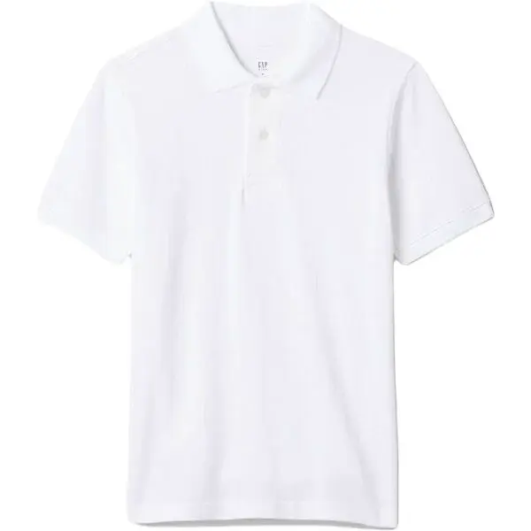 GAP PIQUE Chlapčenské tričko, biela, veľkosť