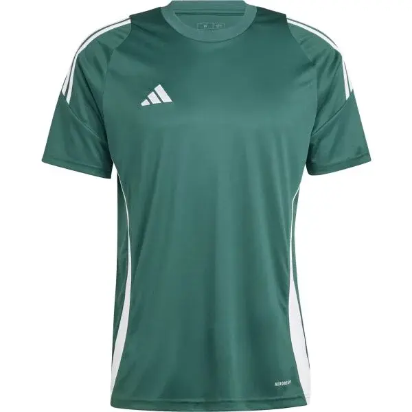 adidas TIRO24 TRAINING JERSEY Futbalový dres, tmavo zelená, veľkosť