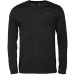 4F LONGSLEEVE Pánske tričko, čierna, veľkosť