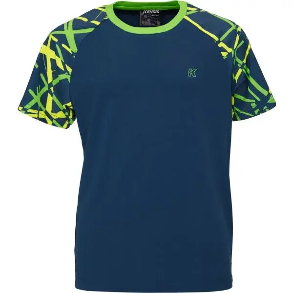 Kensis MANEE JNR Chlapčenské tričko, tmavo modrá, veľkosť 128-134