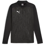 Puma TEAMFINAL WARM TOP Pánska futbalová mikina, čierna, veľkosť XXXL