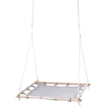 WOODY ROCKING SQUARE 100 cm Hojdací štvorec, sivá, veľkosť