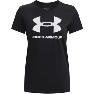 Under Armour LIVE SPORTSTYLE GRAPHIC SS Dámske tričko, čierna, veľkosť M