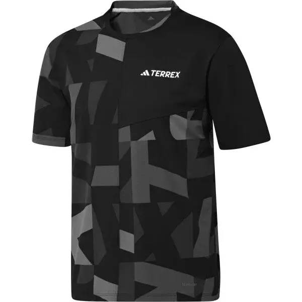 adidas MULTI TERREX AOP TEE Pánske tričko, čierna, veľkosť