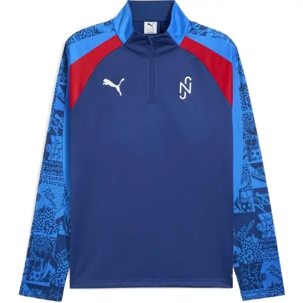 Puma NEYMAR JR PLAYMAKER 1/4 ZIP Pánska mikina, tmavo modrá, veľkosť