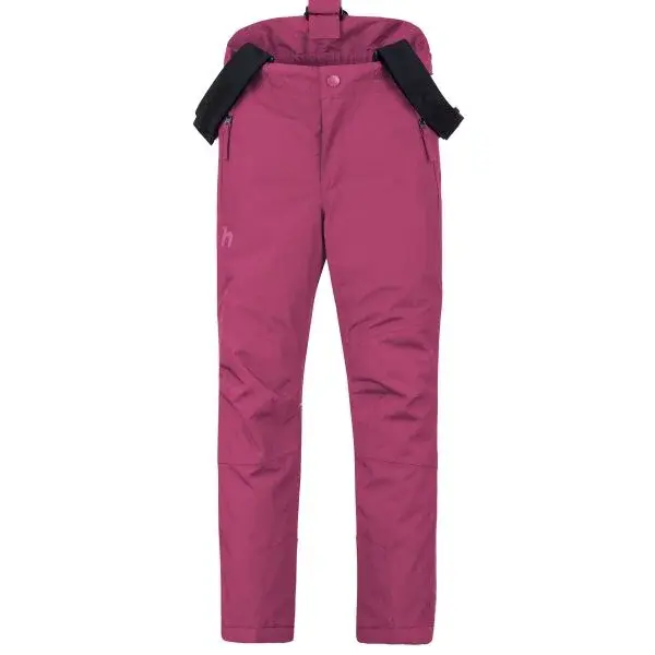 Hannah AKITA JR II Dievčenské lyžiarske nohavice, ružová, veľkosť 110-116