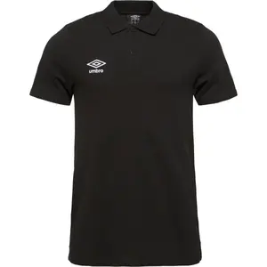 Umbro PIQUE POLO TEE Pánske polo tričko, čierna, veľkosť