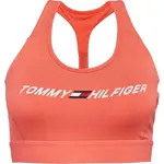 Tommy Hilfiger MID INTENSITY GRAPHIC RACER BRA Dámska športová podprsenka, lososová, veľkosť