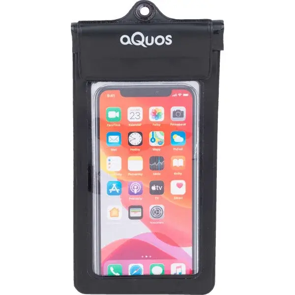 AQUOS PHONE DRY BAG Vodoodolné puzdro na mobil, čierna, veľkosť
