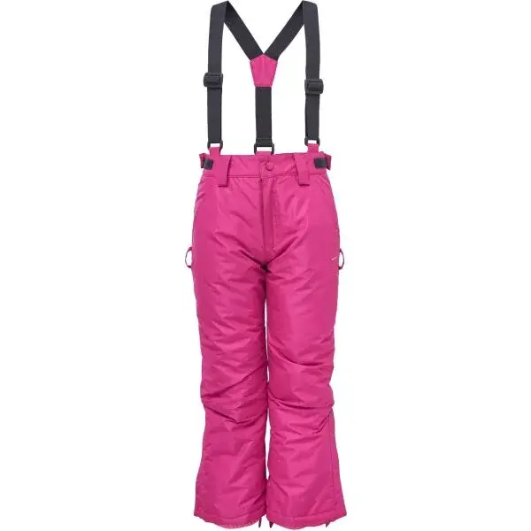 LOAP CUAL Detské lyžiarske nohavice, ružová, veľkosť 146-152