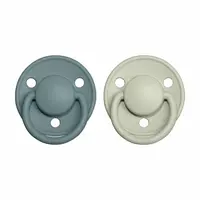 BIBS De Lux cumlíky zo silikónu 2ks - one size - Island Sea / Sage