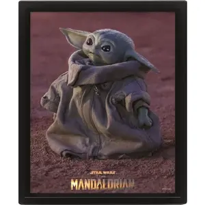 3D obraz Mandalorian (Groogu)