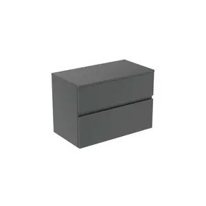 Ideal Standard Finesse - Umývadlová skrinka, 80x44x56 cm, 2 zásuvky, matný antracit E3423Y2