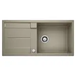 Blanco Metra XL 6 - Silgranitový drez, 100x50 cm, s ovládaním odtoku, tartufo 517360