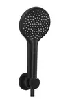 Kludi Dive - Set sprchovej hlavice, tyče a hadice, matná čierna 6985039-00