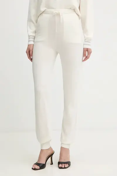 Teplákové kalhoty s příměsí kašmíru Guess MAGGIE