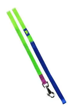 Vodítko Nylon Club G 120cmx10mm zeleno-modré