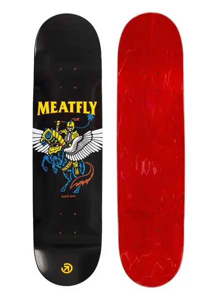 Meatfly skateboardová deska Mace High A - Black | Černá | Velikost skate 7,9"
