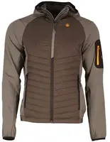 Pánská zateplená mikina gts 405951 hnědá xxl