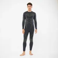 Pánské termoprádlo (set) viking rocket tmavě šedá/limetková l