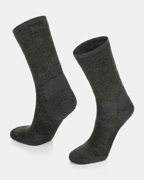 Unisex outdoorové ponožky kilpi mirin-u tmavě zelená 39