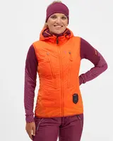 Dámská skialpová vesta silvini polara oranžová s
