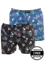 Meatfly pánské trenýrky Agostino E - Herb | Černá | Velikost L