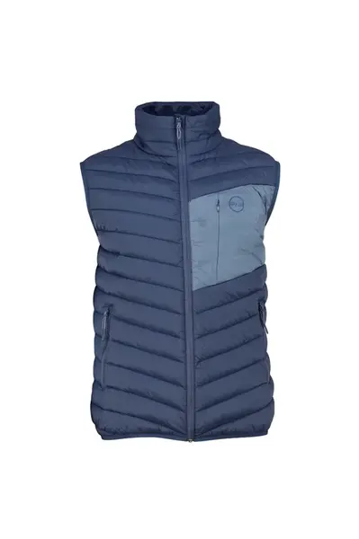 Pánská lehce zateplená vesta gts 503232 tmavě modrá s