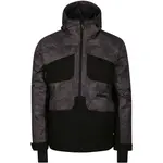 ALPINE PRO IBER Pánská lyžařská bunda, tmavě šedá, velikost