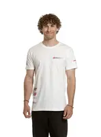 Meatfly pánské tričko Furious White | Bílá | Velikost S | 100% bavlna