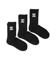Dc shoes pánské ponožky SPP DC Crew 3PK Black | Černá | Velikost One Size