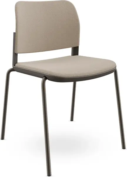 LD SEATING Konferenční židle DUO,DU-03-N7, bronzová kostra, celočalouněná